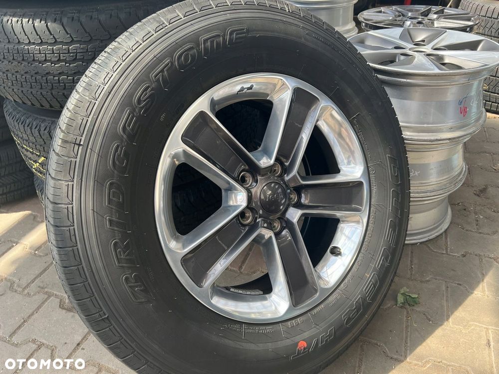 KOMPLET FELG FELGI ALU JEEP WRANGLER 18 5X127 ET44,45 ORYGINALNE CZUJNIKI