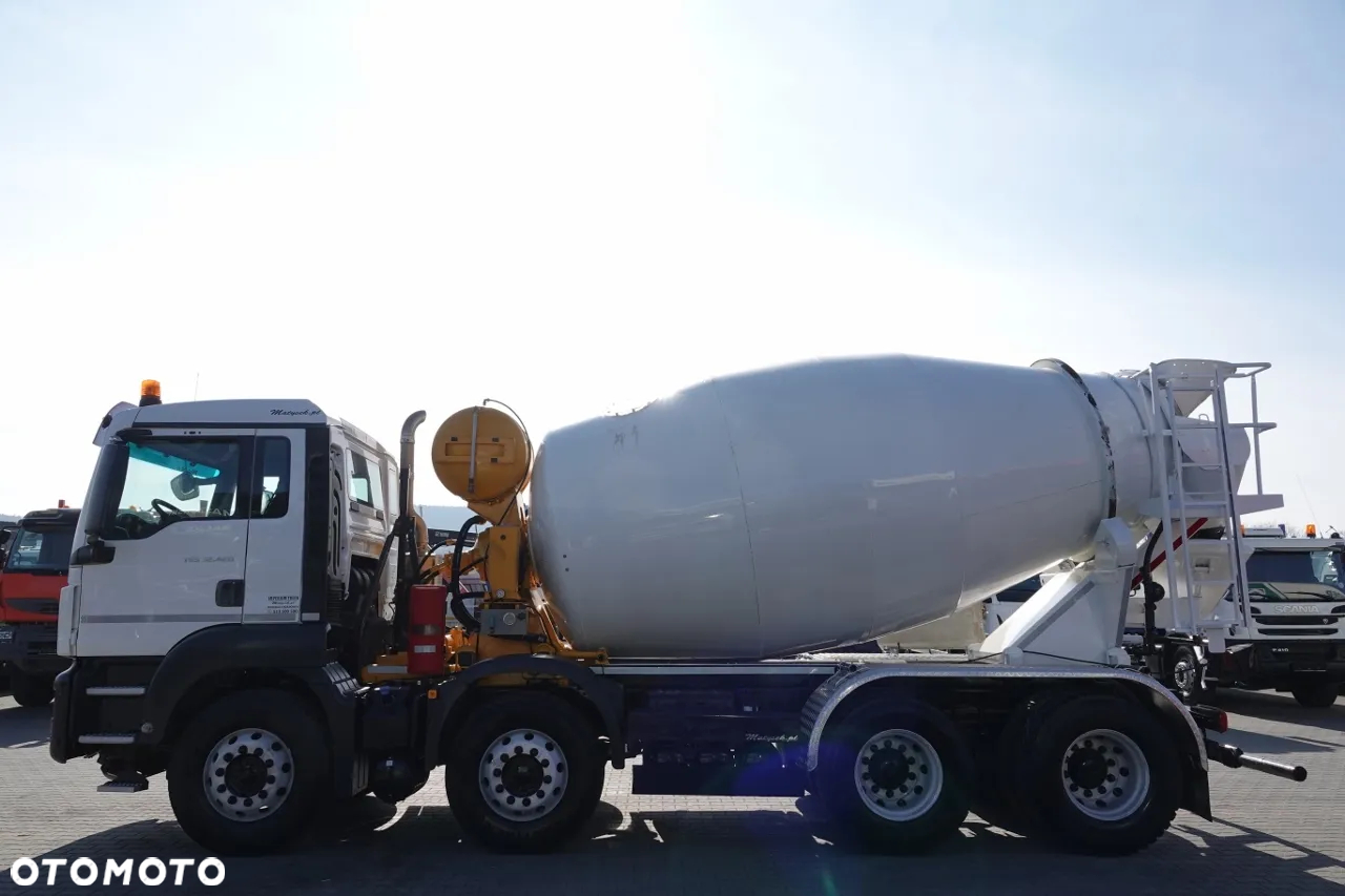 MAN TGS 32.420 / 8x4 / BETONOMIESZARKA IMER  / GRUSZKA 9M3 / 2018 ROK - 8