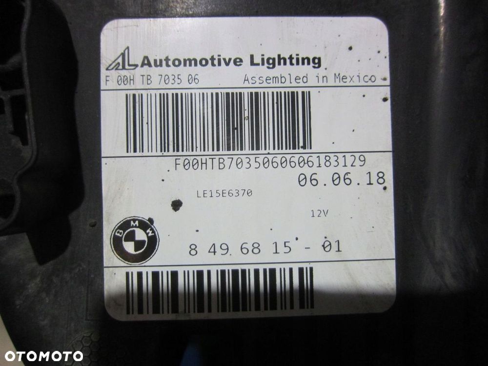BMW X3 G01 LAMPA LEWA PRZEDNIA PRZÓD LEWY USA 8496815 LEDOWA 63117466127 - 10