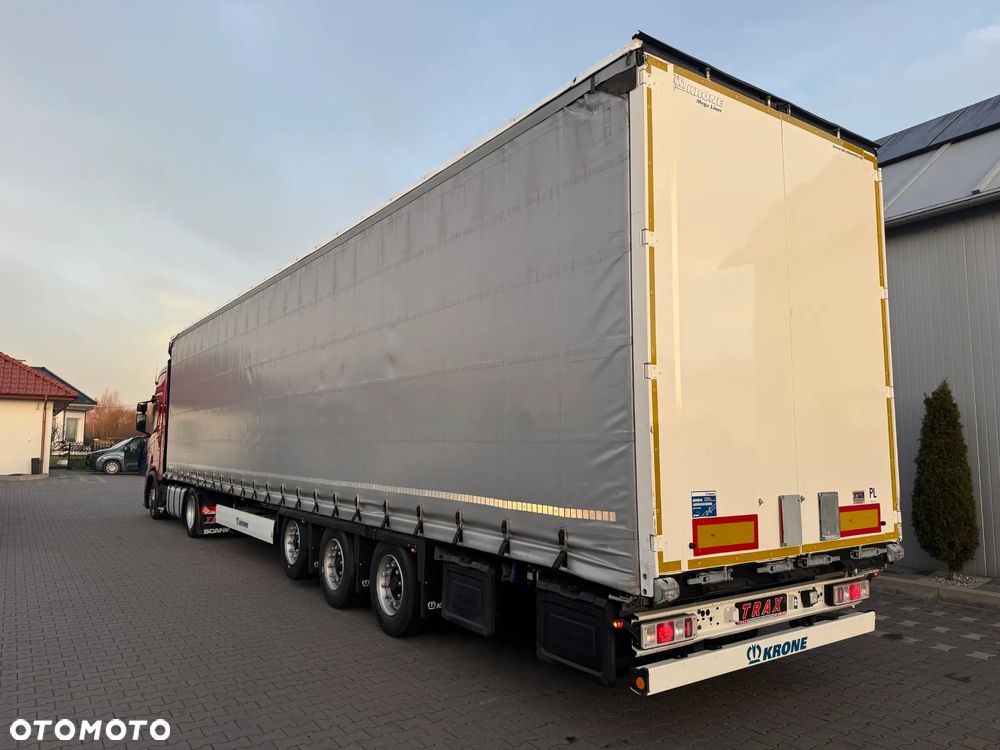 Krone FIRANKA MEGA , XL, OŚ I DACH PODNOSZONE, 2022 ROK KRAJOWA + SCANIA R450 2022 - 36