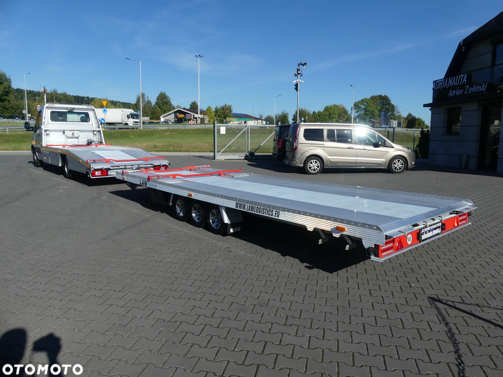 Mercedes-Benz SPRINTER 519 / LAWETA BFZ / ZESTAW / WCIĄGARKA / SUPER STAN / - 4