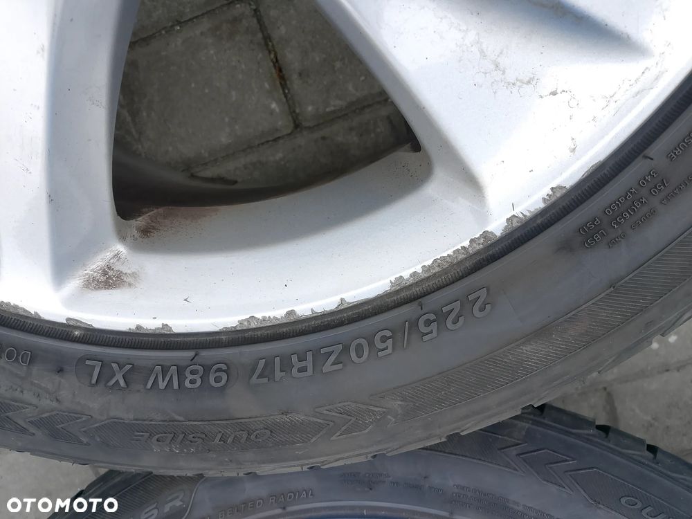 Używany komplet felg aluminiowych + opony Honda 5x114,3 225/55 R17 - 4