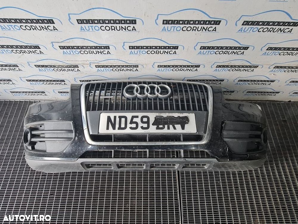 Bara fata AUDI Q5 2008 - 2015 BRILIANT BLACK (1343) Diesel model fara spalatoare far - 2