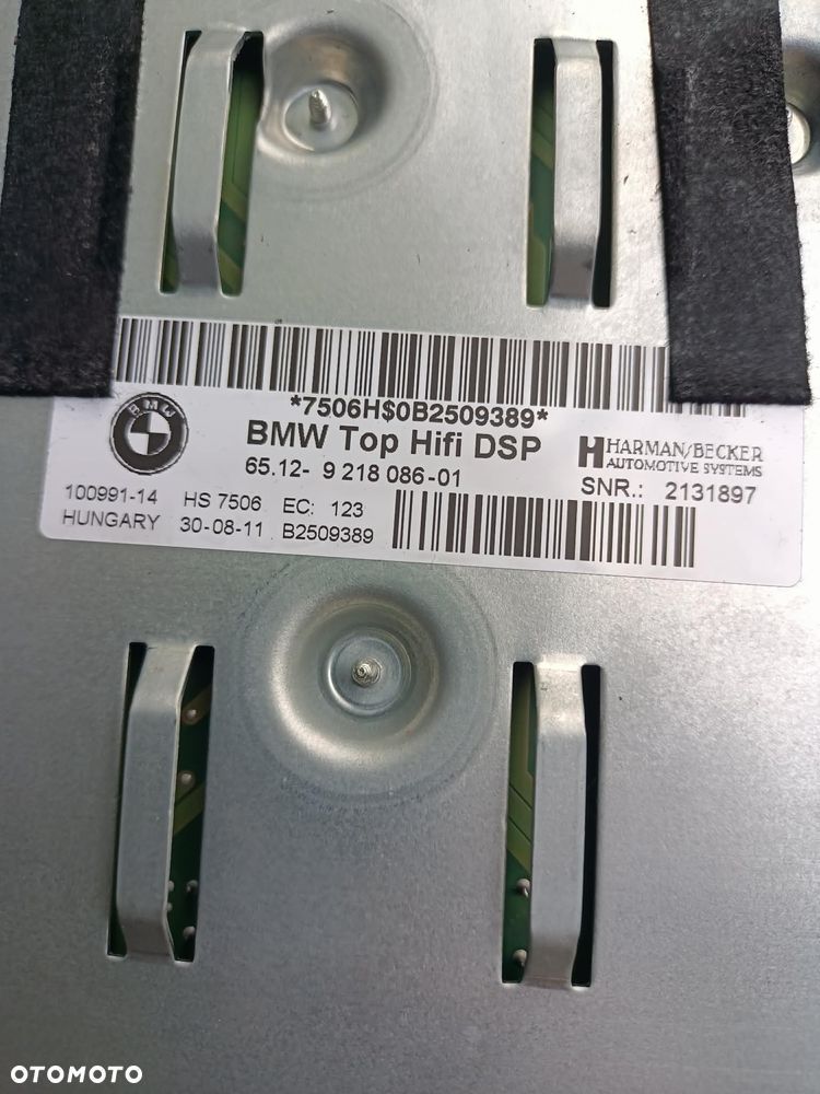 Wzmacniacz BMW E81 E87 E90 E91 E92 E93 E84 X1 Logic7 DSP Top Hifi harmankardon 9218086 - 2