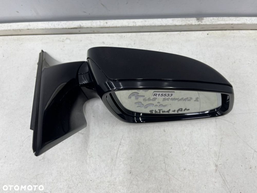 Lusterko BMW 5 F10 F11 10-13r. 3 pin PRAWE elektryczne SKLADANE fotochrom zewnętrzne 668 SCHWARZ 2 - 4