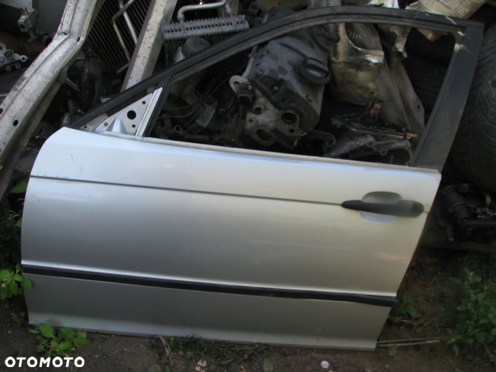 DRZWI LEWY PRZÓD BMW E46 SEDAN KOMBI TITANSILBER - 1