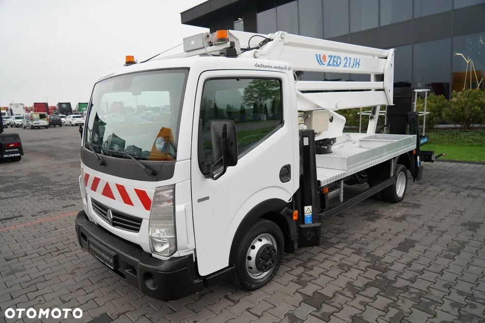 Renault MAXITY 120 DXI / ZWYŻKA 21 METRÓW / PODNOŚNIK KOSZOWY ZED 21JH / KOSZ 2 OSOBOWY - 300 KG / - 14