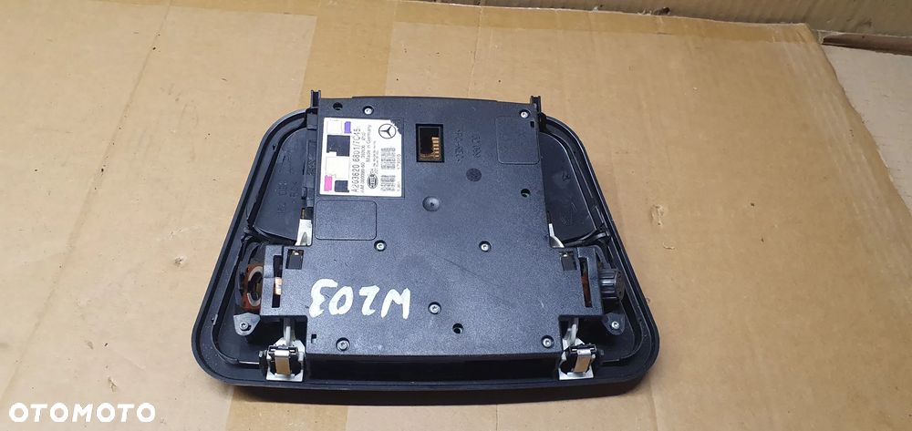 Lampka oświetlenie kabiny podsufitki Mercedes W203 A2038206801 - 4