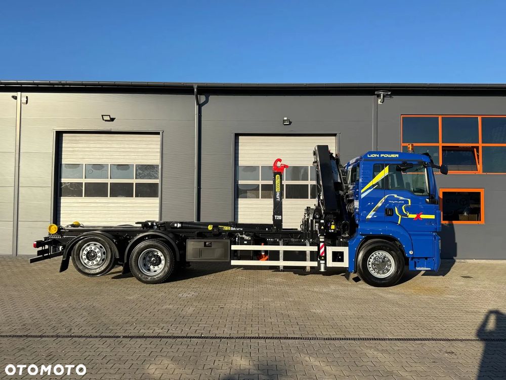 MAN TGS TGX TGM 26.360 // hakowiec // żuraw HMF 1420 K2 // 6x2 kipper crane kran żuraw dźwig - 4