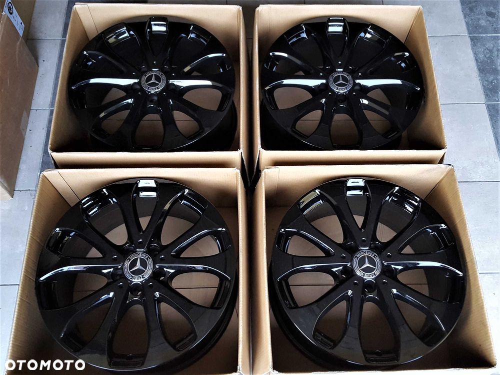 Alufelgi 17 5x112 Czarne Mercedes C E S V CLA CLK GLK GLC ML Vito 608# - 6