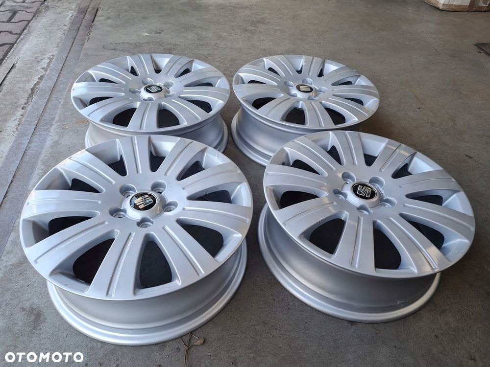 4x Felgi Aluminiowe SKODA VW SEAT 6x17 5x112 ET45 3TO601025J ORYGINAŁ - 7