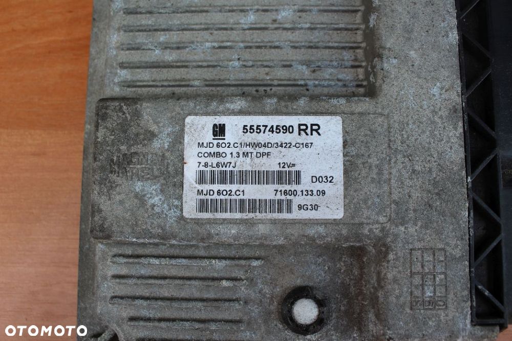 STEROWNIK SILNIKA OPEL CORSA C COMBO 1.3 CDTI 55574590 RR - 2