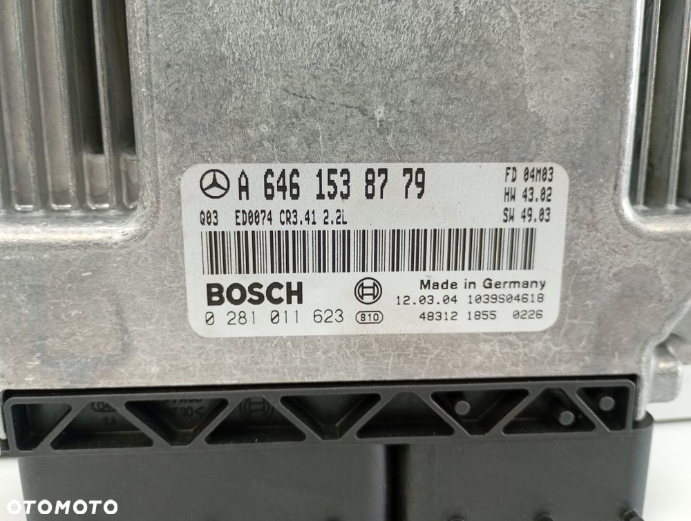 sterownik silnika komputer mercedes w211 e-klassa e270 2.7 cdi A6461538779 - 2