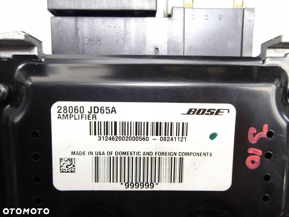 subwoofer głośniki wzmacniacz kpl. nissan qashqai j10 06-13 r. - 10