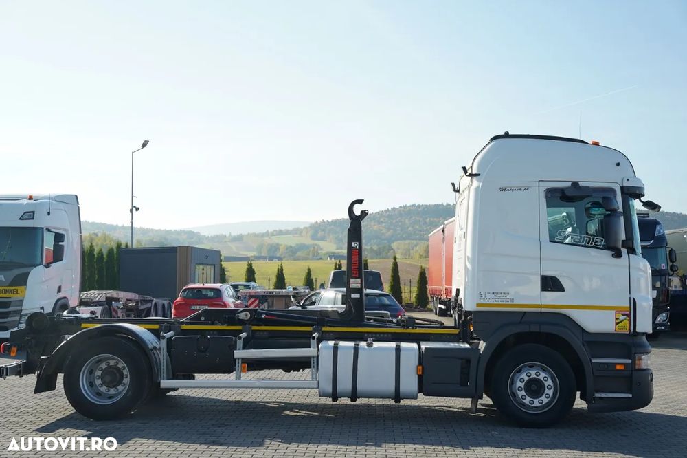 Scania R 360 / 4x2 / SISTEM CÂRLIG (HOOKLIFT) / HIAB XP20S51 / CAPACITATE MAXIMĂ: 20 T / CUTIE MANUALĂ / - 13