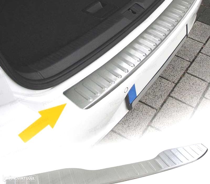 AUTOCOLANTE EMBELEZADOR DE MALA PARA MERCEDES VITO W447 14-19 AÇO INOX MATT - 1