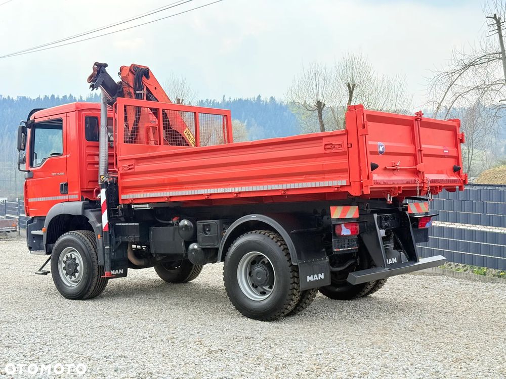 MAN * TGM 18-280 MAN 4x4 HDS Palfinger PK10500 * Kiper Wywrotka * Bardzo Dobry Stan - 10