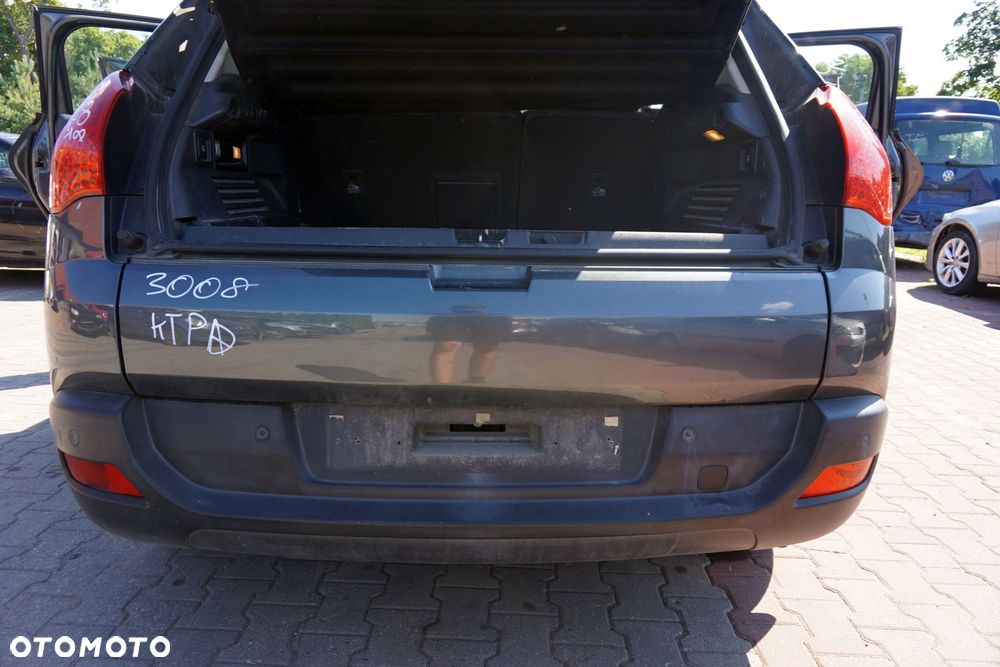 KLAPA BAGAŻNIKA BURTA 3008 I KTPD  SZARY PEUGEOT 2009-2013 - 1