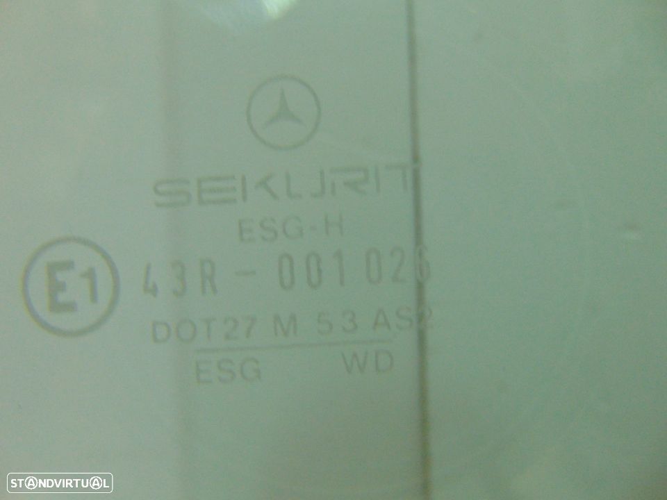 Mercedes W123 C230 Coupê Vidro da porta esquerda com calha novo e original. Nao respondo a sms's - 2