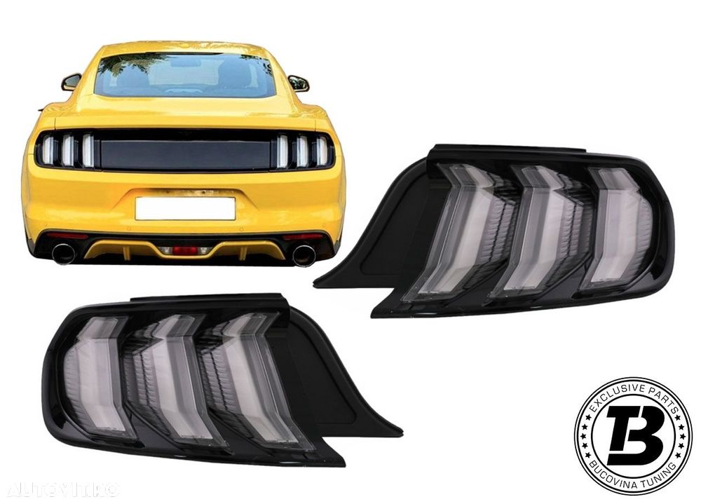 Stopuri Full LED compatibile cu Ford Mustang VI 6 - 10