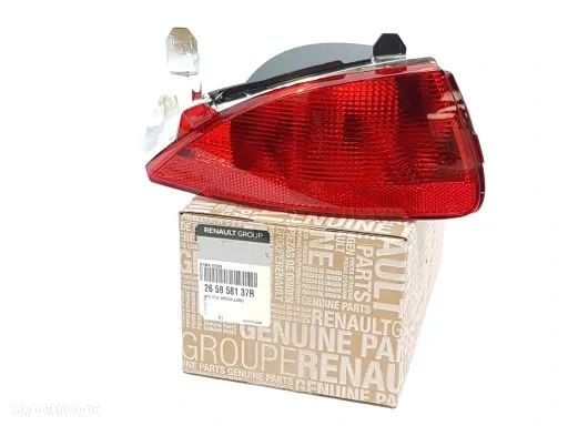 Renault Kadjar 2015-2018 Lampa Tylna Przeciwmgielna Prawa Lewa Nowa Oryginał 265801896R 265858137R