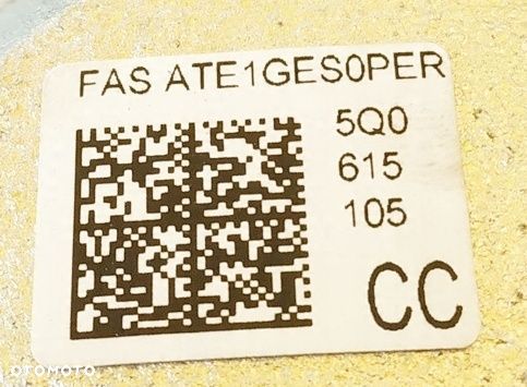 ZACISK HAMULCOWY LEWY PRZÓD OCTAVIA GOLF VII 5Q0 - 9