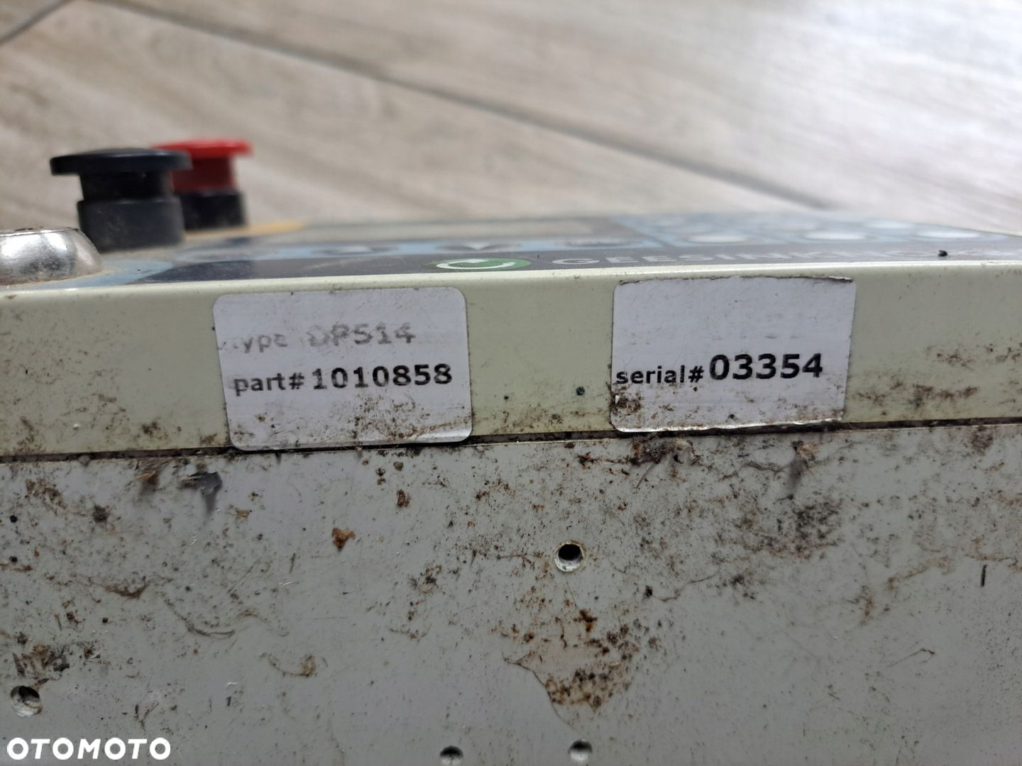 STEROWNIK PANEL W KABINIE ŚMIECIARKI GEESINKNORBA DP514 - 5