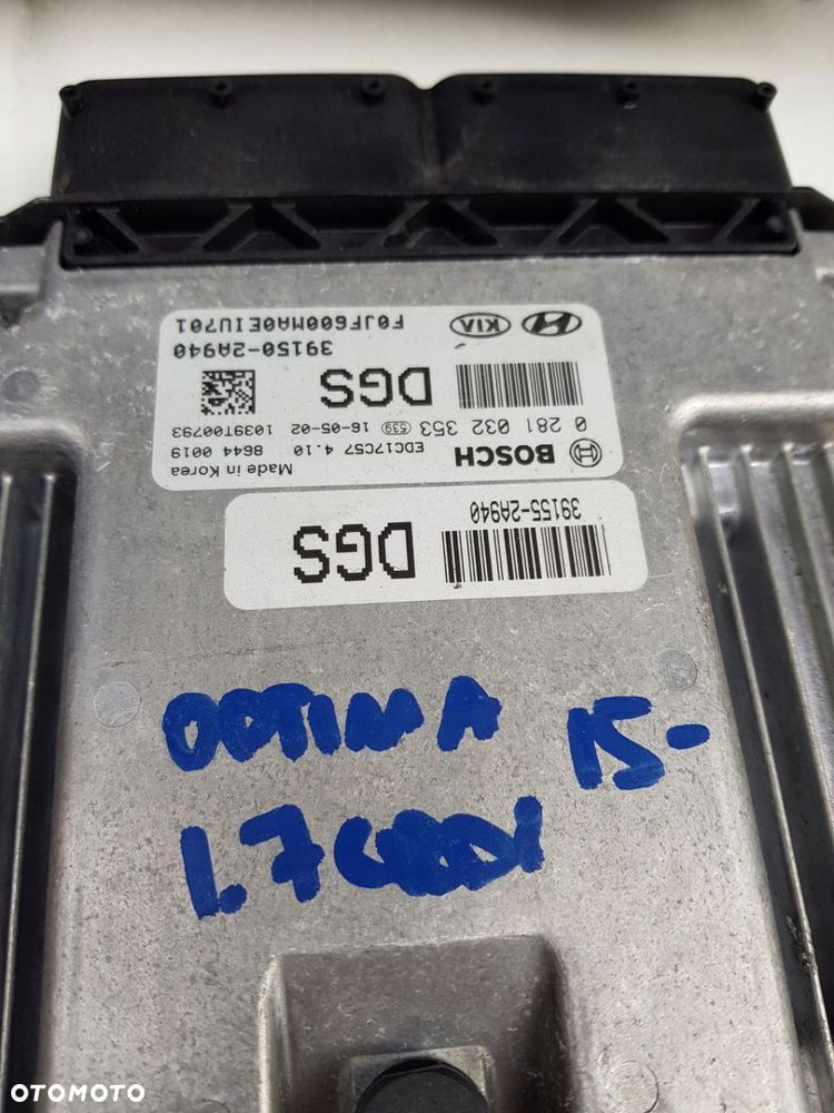 KIA OPTIMA KOMPUTER ZESTAW STARTOWY 1.7 iv 2015- - 2