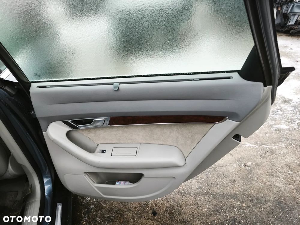 AUDI A6 C6 07r SEDAN FOTELE KANAPA PÓŁSKÓRA ALCANTARA BOCZKI - 7
