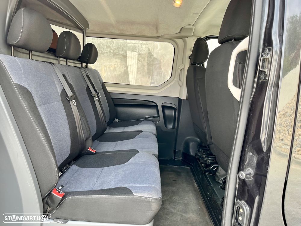 Opel Vivaro 1.6 CDTI BITURBO Cabine dupla 5 lugares versão longa - 34