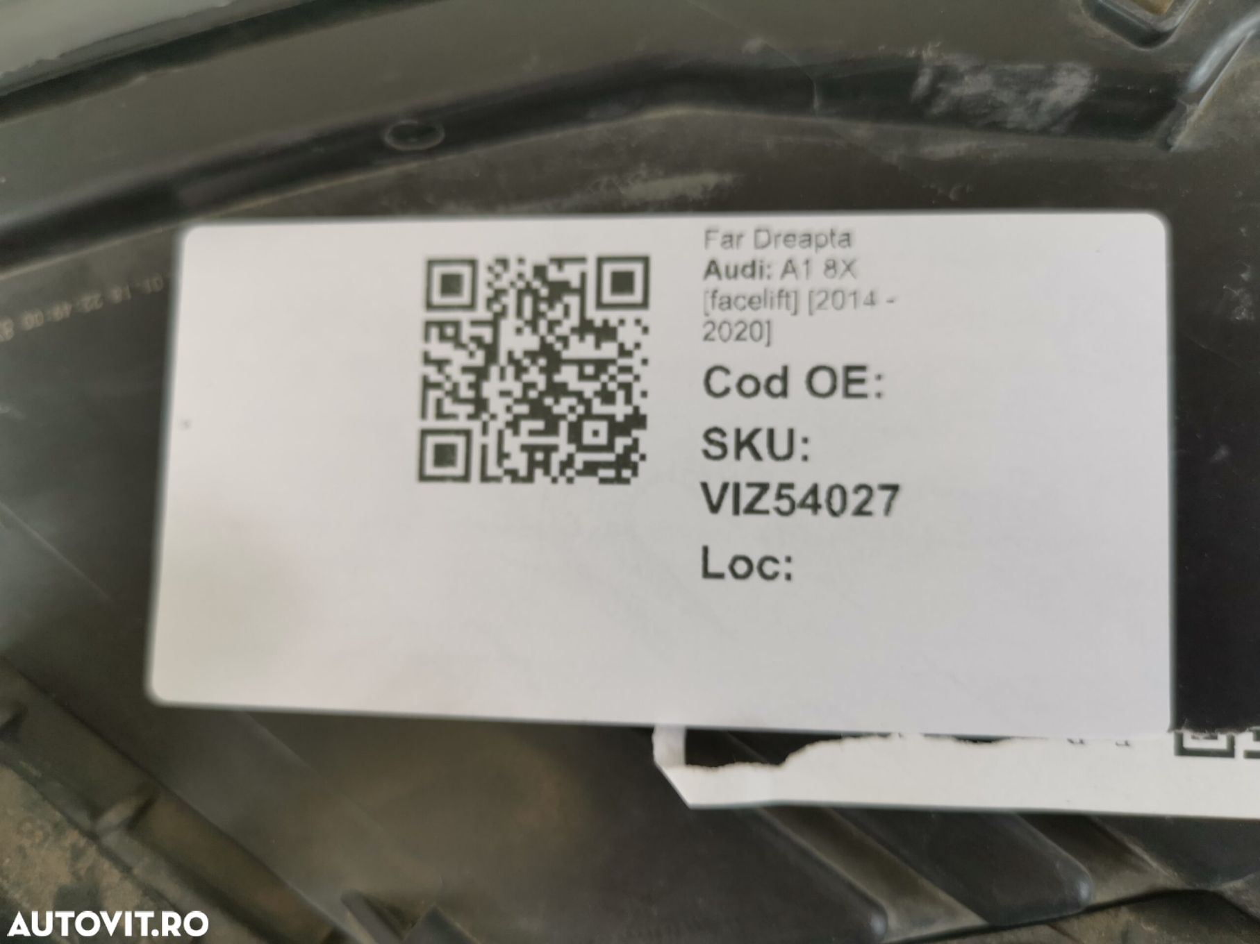 Far Dreapta Audi A1 8X [facelift] 2014 2015 2016 2017 2018 2019 2020 O - 7
