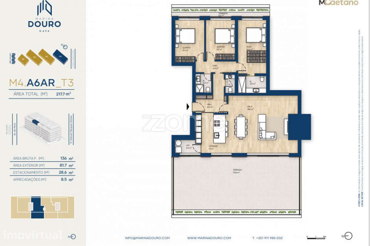 T3 - Empreendimento Marina Douro 4 - Grande imagem: 4/16
