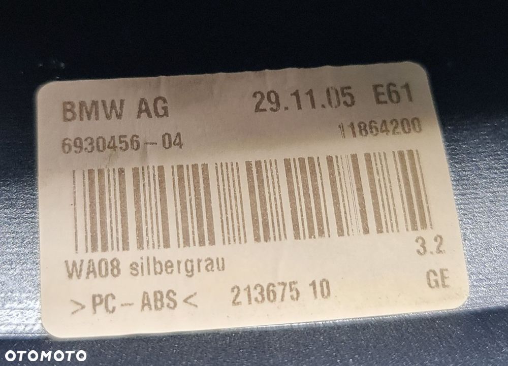 PŁETWA OSŁONA ANTENY SILBERGRAU BMW 5 E61 E60 - 5