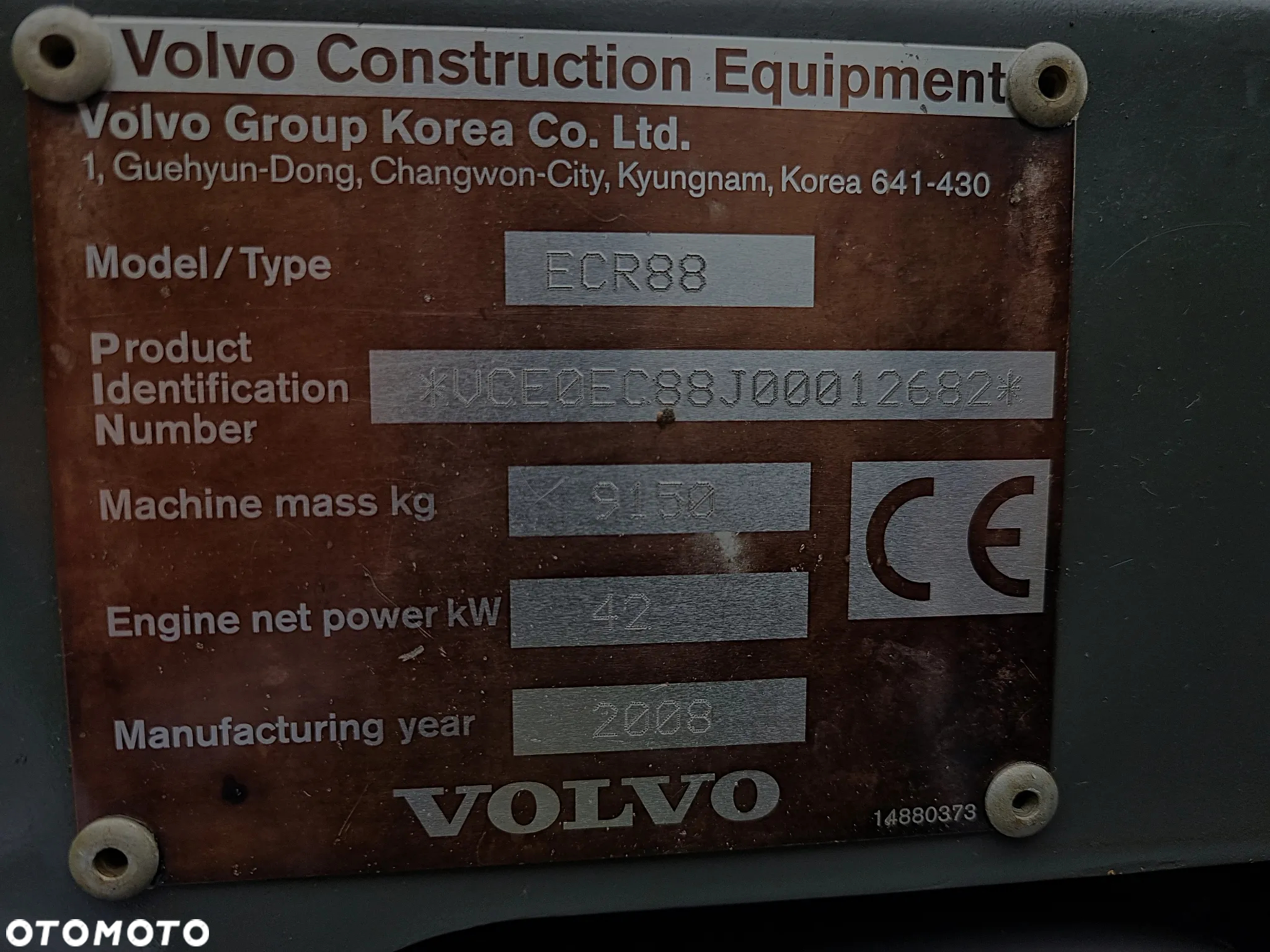 Volvo ECR88plus Koparka Gąsienicowa 10ton Ramię długie PLUS! Perfekcyjny stan z Norwegii! Klima 3łyżki Gąsienice jak nowe Zero wycieków luzów!! - 18