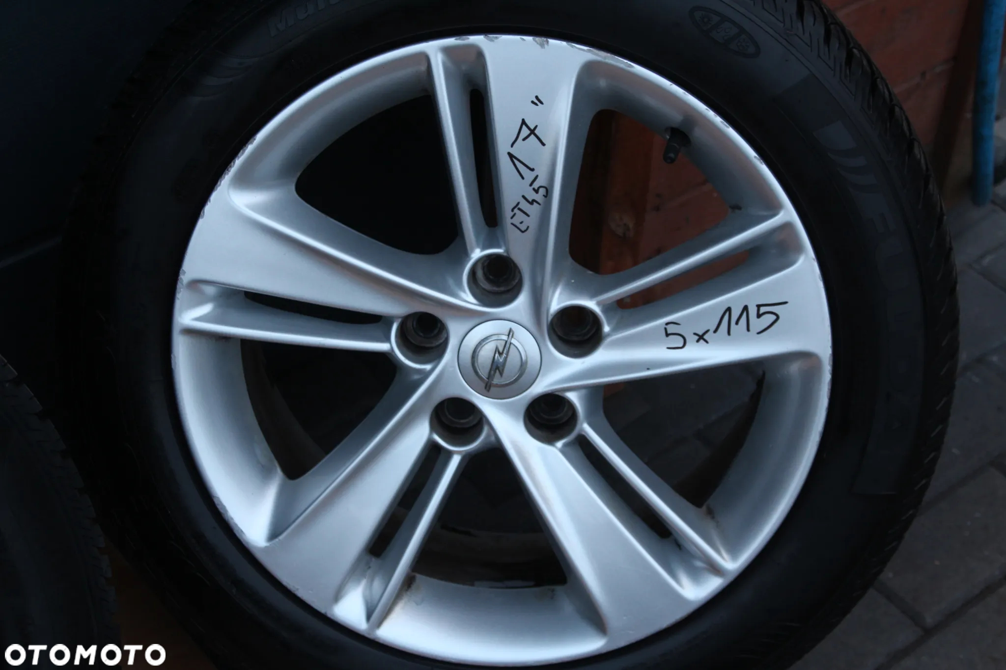 FELGI ALUMINIOWE KOŁA OPONY WIELOSEZON 2022r OPEL ASTRA J K ZAFIRA C INSIGNIA B R17 5x115 ET45 215/55/17 - 2