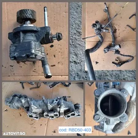 Anexe Ford Ranger Mazda BT-50 2,5 tdci 2007-2009 cod motor WLAA turbina galeri evacuare racitor de gaze alternator pompa vacuum servo galerie admisie clapeta acceleratie joja ulei corp terfmostat electromotor pompa inalta presiune injectoare - 4