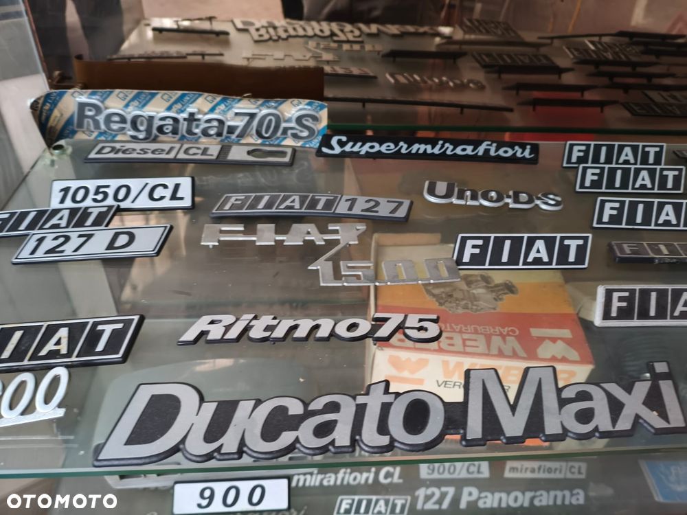 EMBLEMATY FIAT LANCIA 126 125 127 131 uno panda ritmo 1100 1500 prisma oraz inne.... - 13