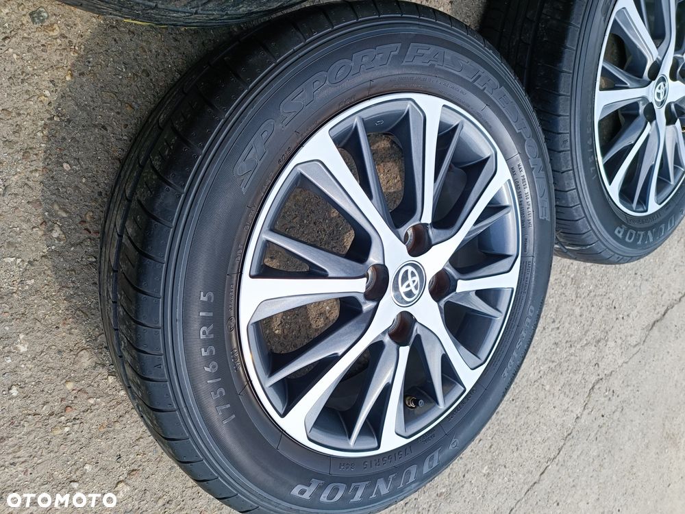 4x100 Felgi Aluminiowe Alufelgi Oryginalne 15 Koła Letnie Lato KIA HYUNDAI MAZDA SUZUKI Alto BALENO SWIFT SPLASH LIANA IGNIS DAIHATSU TOYOTA Aygo II 2 iQ YARIS II 2 III 3 175/65R15 - 10