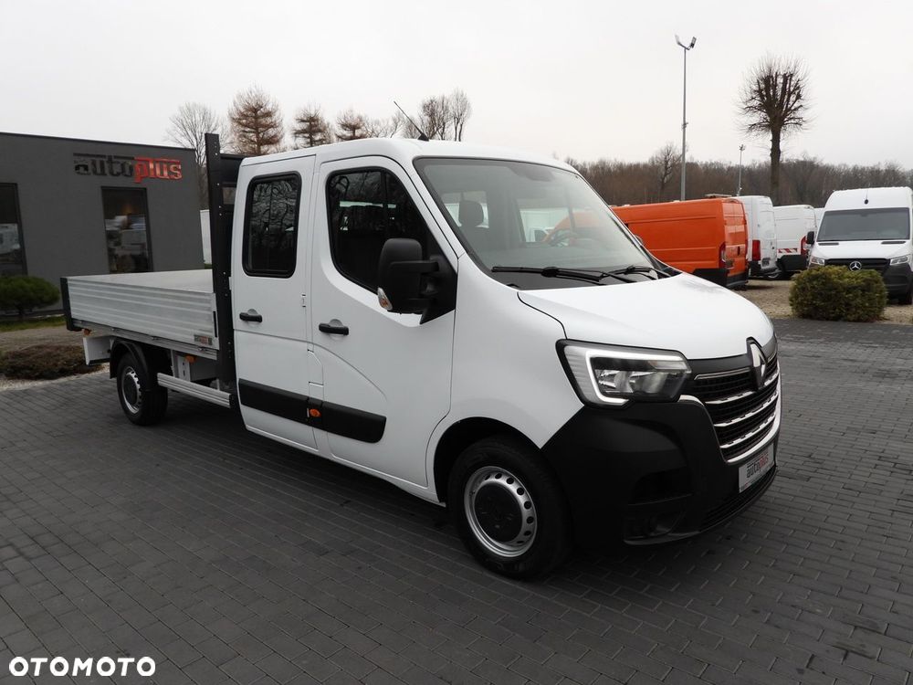 Renault MASTER SKRZYNIA PODWÓJNA KABINA DOKA 7 MIEJSC TEMPOMAT NAWIGACJA LEDY KLIMATYZACJA  135KM - 5