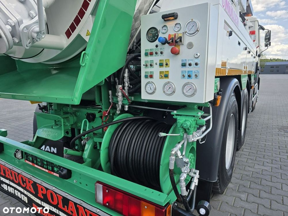 MAN 6x4 WUKO MULLER CANALMASTER KOMBI DO CZYSZCZENIA KANAŁÓW - 27