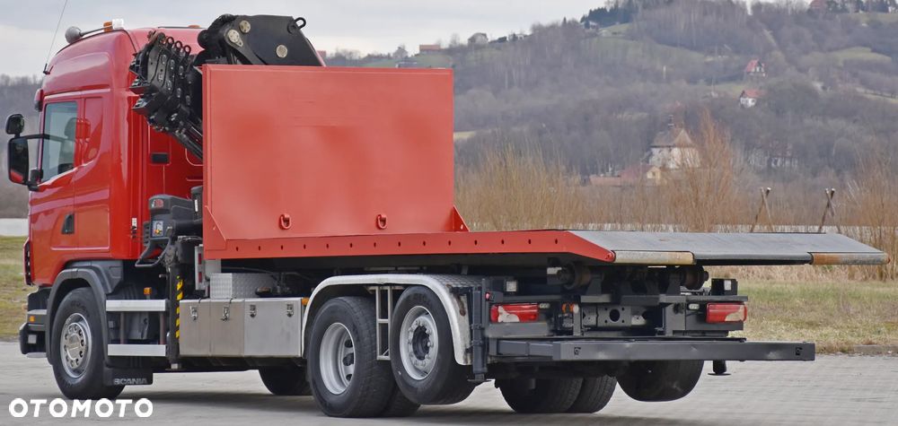Scania G400 * AUTOLAWETA 6,40m + HIAB 377 EP - 5 HIDUO + PILOT * STAN BDB - 7
