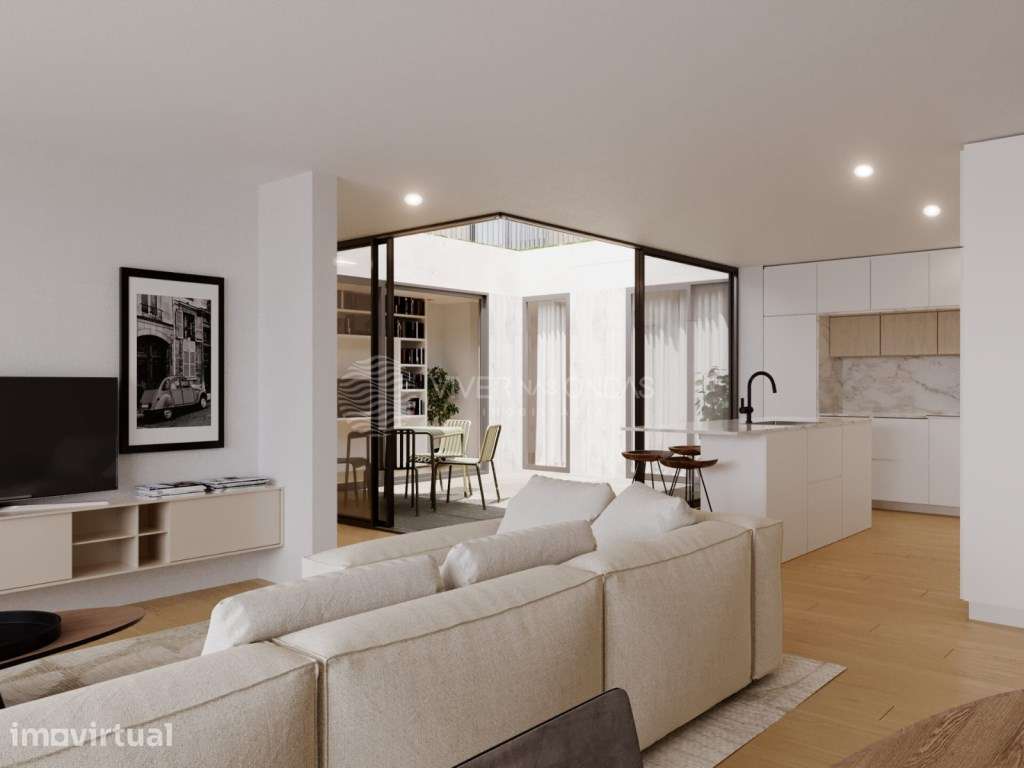 Apartamento T3 NOVO com 3 lugares de parqueamento, em Paranhos. - Grande imagem: 4/45