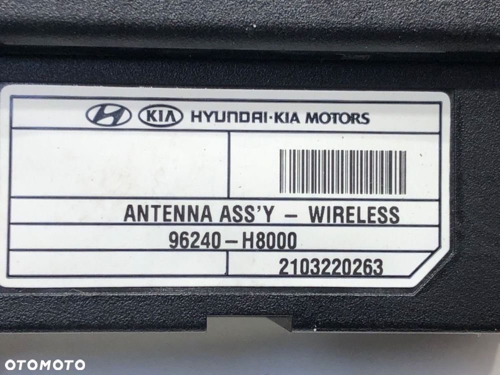 ANTENA  KIA STONIC (YB) 2017 - 2022 1.0 T-GDi 74 kW [101 KM] benzyna 2018 - 2022 96240-H8000 - 4