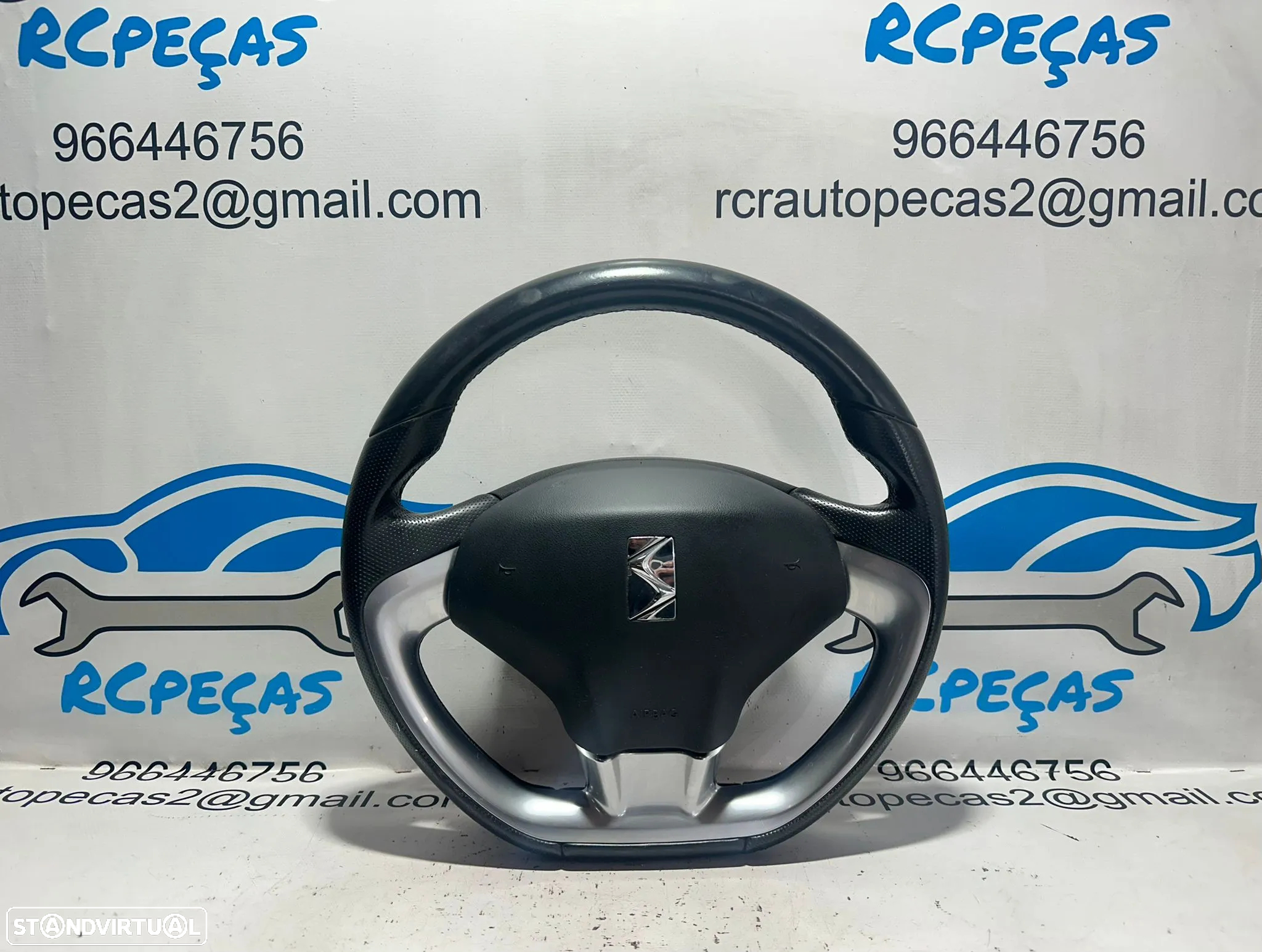 .Volante Pele Pele Perfurada Citroen DS DS3 2009 - 2016 - 2