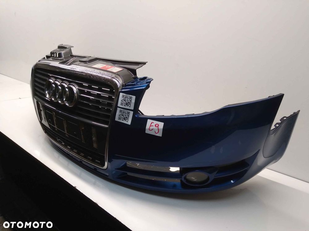 } ZDERZAK PRZÓD PRZEDNI DO AUDI A4 B7 LZ5C NIEBIESKI HALOGENY - 3
