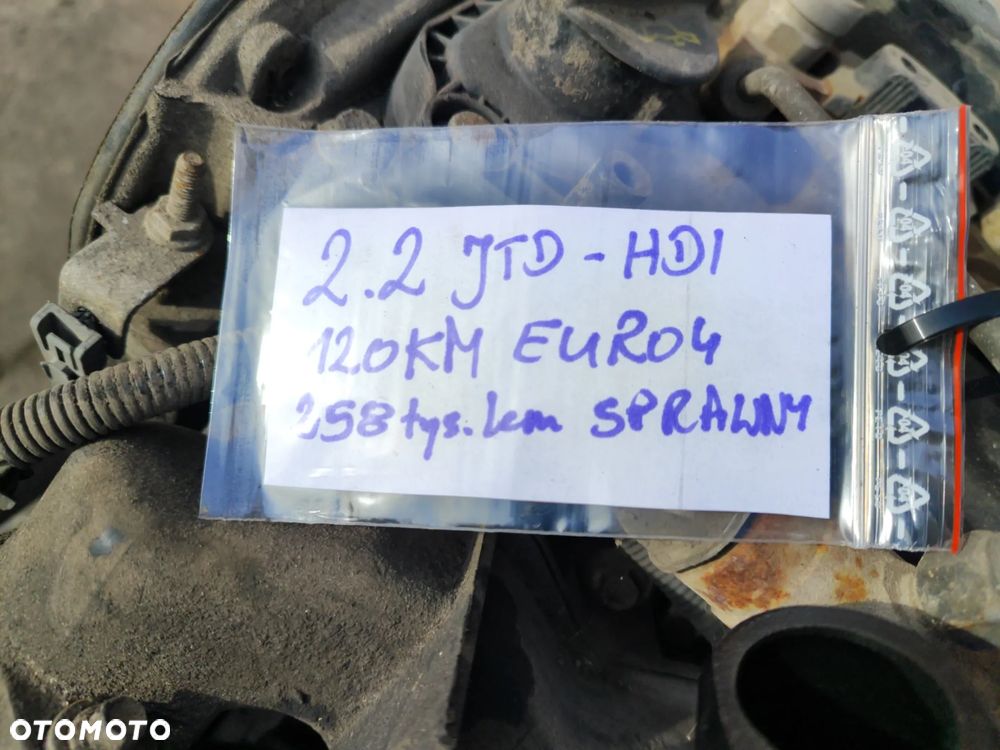 Silnik kompletny 2.2 HDI 120KM EURO 4 4HU 4HV do Fiat Ducato III Peugeot Boxer Citroen Jumper II 06-11r kompletny na chodzie Film z pracą - 13