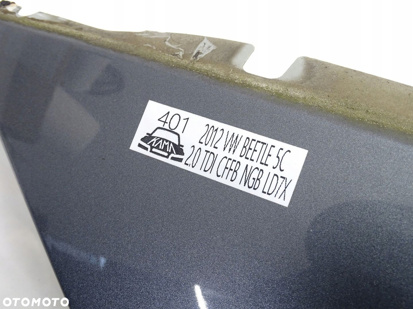 BŁOTNIK PRAWY TYŁ TYLNY VW BEETLE II 5C 11-19R SZARY LD7X - 8