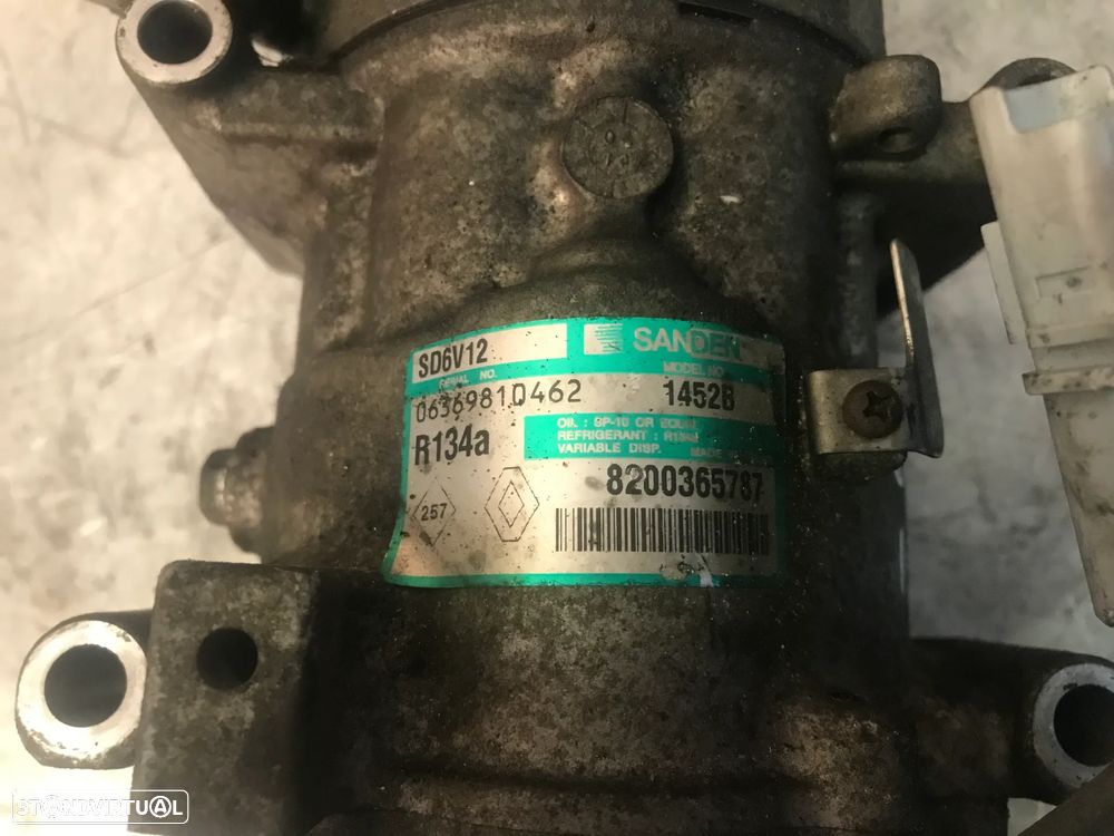 COMPRESSOR DO AC RENAULT CLIO III 1.5DCI 8200651251 8200365787 - 5