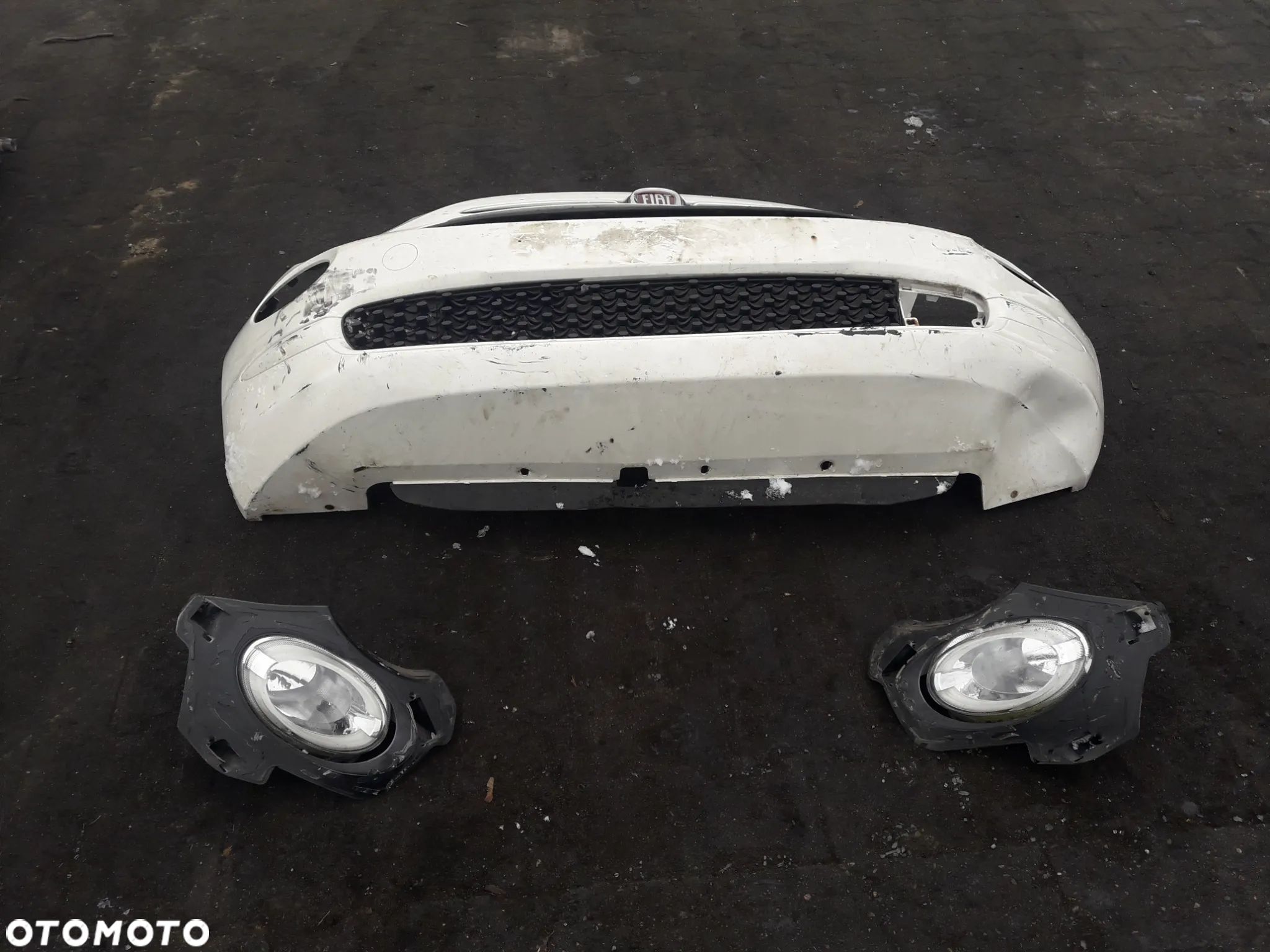 ZDERZAK PRZEDNI FIAT 500 DO LAKIERU - 1
