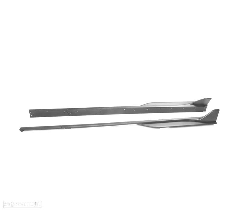 EXTENSÕES DE EMBALADEIRAS FORD MUSTANG V6 GT 10-14 LOOK GT500 PRETO MATE - 2
